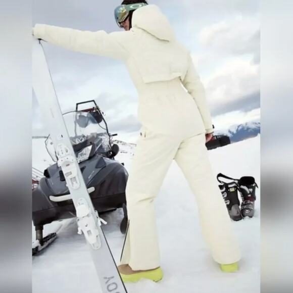 New! Free People Movement All Prepped Ski Suit in sofe sun, size S - Picture 3 of 16
